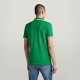 G-Star RAW® Dunda Slim Stripe Polo Green