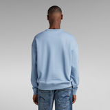 G-Star RAW® Irregular Graphics Loose Sweater Light blue