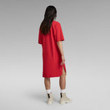 G-Star RAW® Boxy U Tee Kleid Rot