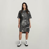 G-Star RAW® Boxy U Tee Allover Kleid Mehrfarbig