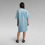 G-Star RAW® Premium Denim Shirt Dress Light blue