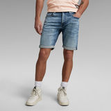 G-Star RAW® 3301 Slim Denim Shorts Midden blauw
