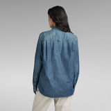 G-Star RAW® Nimes Regular Unisex Shirt Evergreen Medium blue