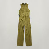 G-Star RAW® Open Back Jumpsuit Green