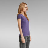 G-Star RAW® Eyben Slim V-Neck Top Lila