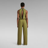 G-Star RAW® Open Back Jumpsuit Green