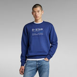 G-Star RAW® Originals Sweatshirt Mittelblau