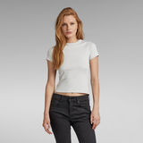 G-Star RAW® Cropped Ultra Slim T-Shirt Grau