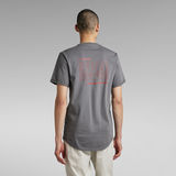 G-Star RAW® Lash Back Text T-Shirt Grey