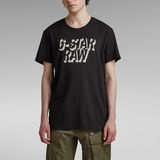 G-Star RAW® T-shirt Retro Shadow Graphic Noir