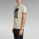 G-Star RAW® Flock Graphic T-Shirt Beige