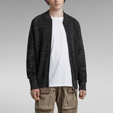 G-Star RAW® 3D Biker Knitted Zip Through Sweater Multi color