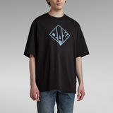 G-Star RAW® Typography Boxy T-Shirt Black