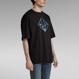 G-Star RAW® Typography Boxy T-Shirt Black