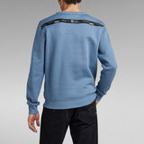 G-Star RAW® Logo Tape Sweater Medium blue