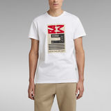 G-Star RAW® Flock Graphic T-Shirt Wit