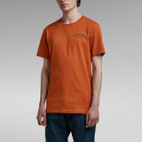 G-Star RAW® Faded RAW Back Graphic Slim T-Shirt Orange