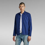 G-Star RAW® Regular Hemd Mittelblau