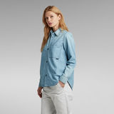 G-Star RAW® Premium 1-Pocket Hemd Hellblau