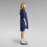 G-Star RAW® Shirt Kleid 2.0 Mittelblau