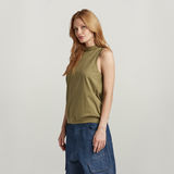 G-Star RAW® Open Back Knitted Top Grün