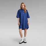 G-Star RAW® Shirt Kleid 2.0 Mittelblau