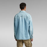 G-Star RAW® Premium Boxy Fit Hemd Hellblau