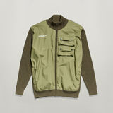 G-Star RAW® Swiss Army Woven Full Zip Knit Green