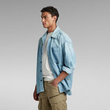 G-Star RAW® Premium Boxy Fit Hemd Hellblau