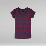 G-Star RAW® Eyben Stripe Slim V-Neck T-Shirt Multi color
