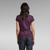 G-Star RAW® T-Shirt Eyben Stripe Slim V-Neck Multi color