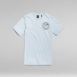 G-Star RAW® Merman Back Graphic Slim T-Shirt Hellblau