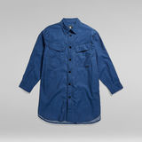 G-Star RAW® Oversized Flap Pocket Shirt Evergreen Dark blue
