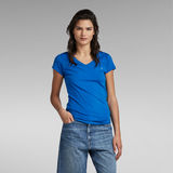 G-Star RAW® Haut Eyben Slim V-Neck Bleu foncé
