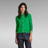 G-Star RAW® Essential Cardigan Slim Knit Green
