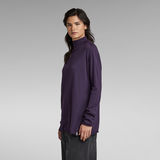 G-Star RAW® Essential Mock Relaxed Knit Purple
