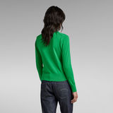 G-Star RAW® Essential Cardigan Slim Knit Green