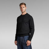 G-Star RAW® Premium Core Knitted Pullover Schwarz