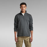 G-Star RAW® Aviaton Half Zip Lightweight Sweater Grey