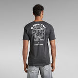 G-Star RAW® Merman Back Graphic Slim T-Shirt Grey