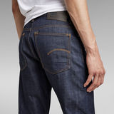 G-Star RAW® Triple A Regular Straight Selvedge Jeans Donkerblauw