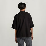 G-Star RAW® Mock Neck Loose T-Shirt Black