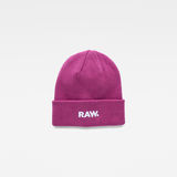 G-Star RAW® Effo RAW Long Beanie Pink front flat