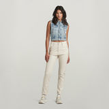G-Star RAW® Slim Denim Vest Evergreen Light blue