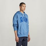 G-Star RAW® RAW University Oversized Hoodie Mittelblau