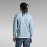 G-Star RAW® Aviaton Half Zip Lightweight Sweater Light blue