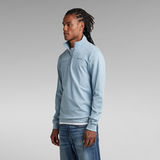 G-Star RAW® Aviaton Half Zip Lightweight Sweater Light blue