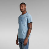 G-Star RAW® Applique Multi Technique T-Shirt Hellblau