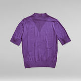 G-Star RAW® Core Mock Neck Knitted Top Purple