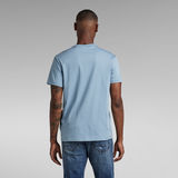 G-Star RAW® T-shirt Applique Multi Technique Bleu clair